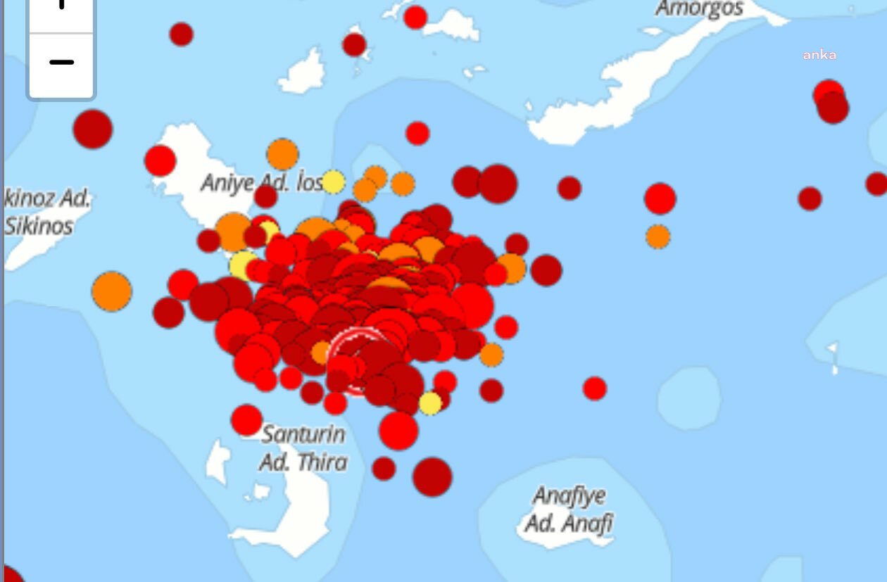 Ege Denizi'ndeki depremler... AFAD'ın raporu: ''Sismik aktivitenin olası bir volkanik hareketliliğe yol açma ihtimali bulunmaktadır''