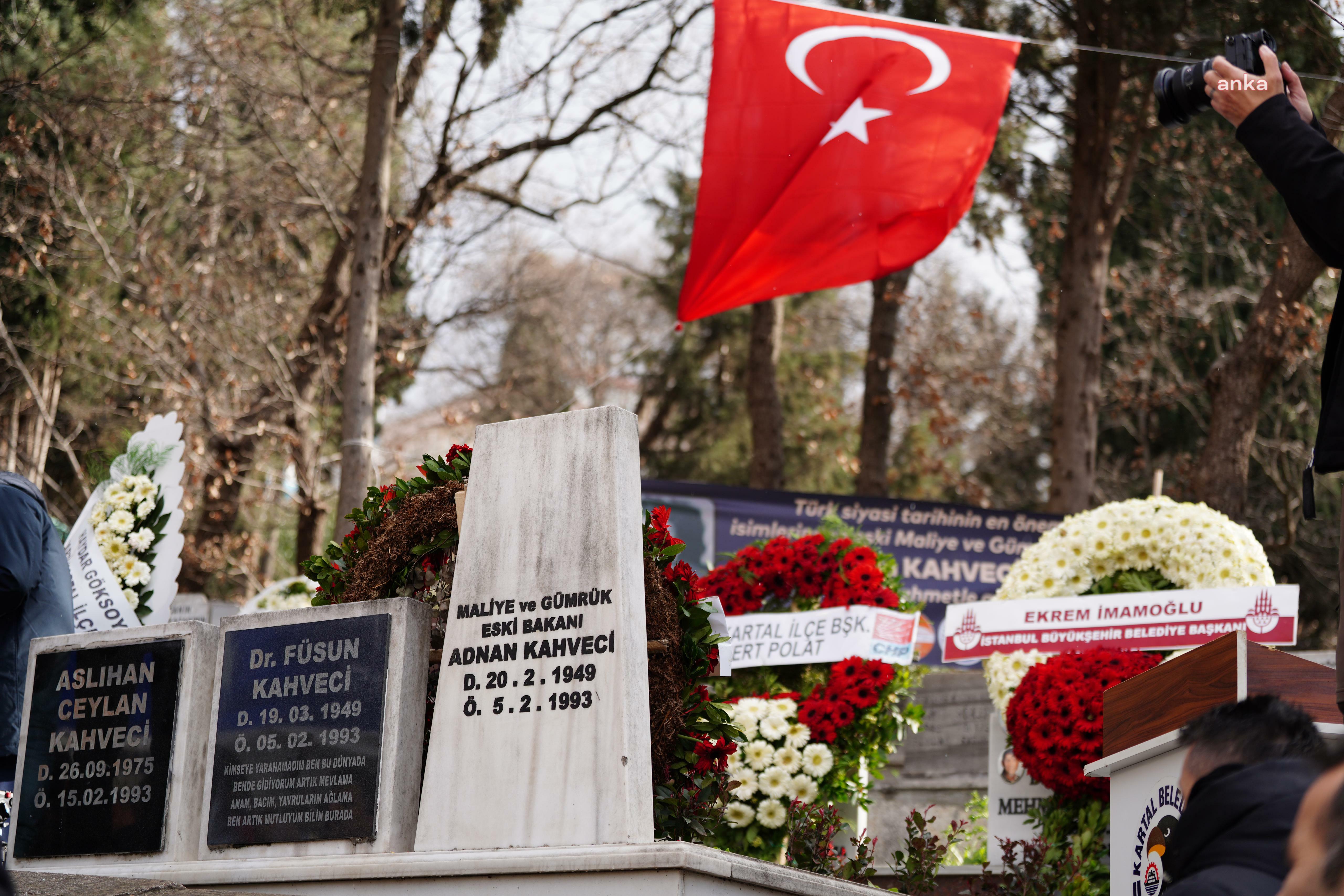 Adnan Kahveci, vefatının 32'nci yılında Kartal’da anıldı