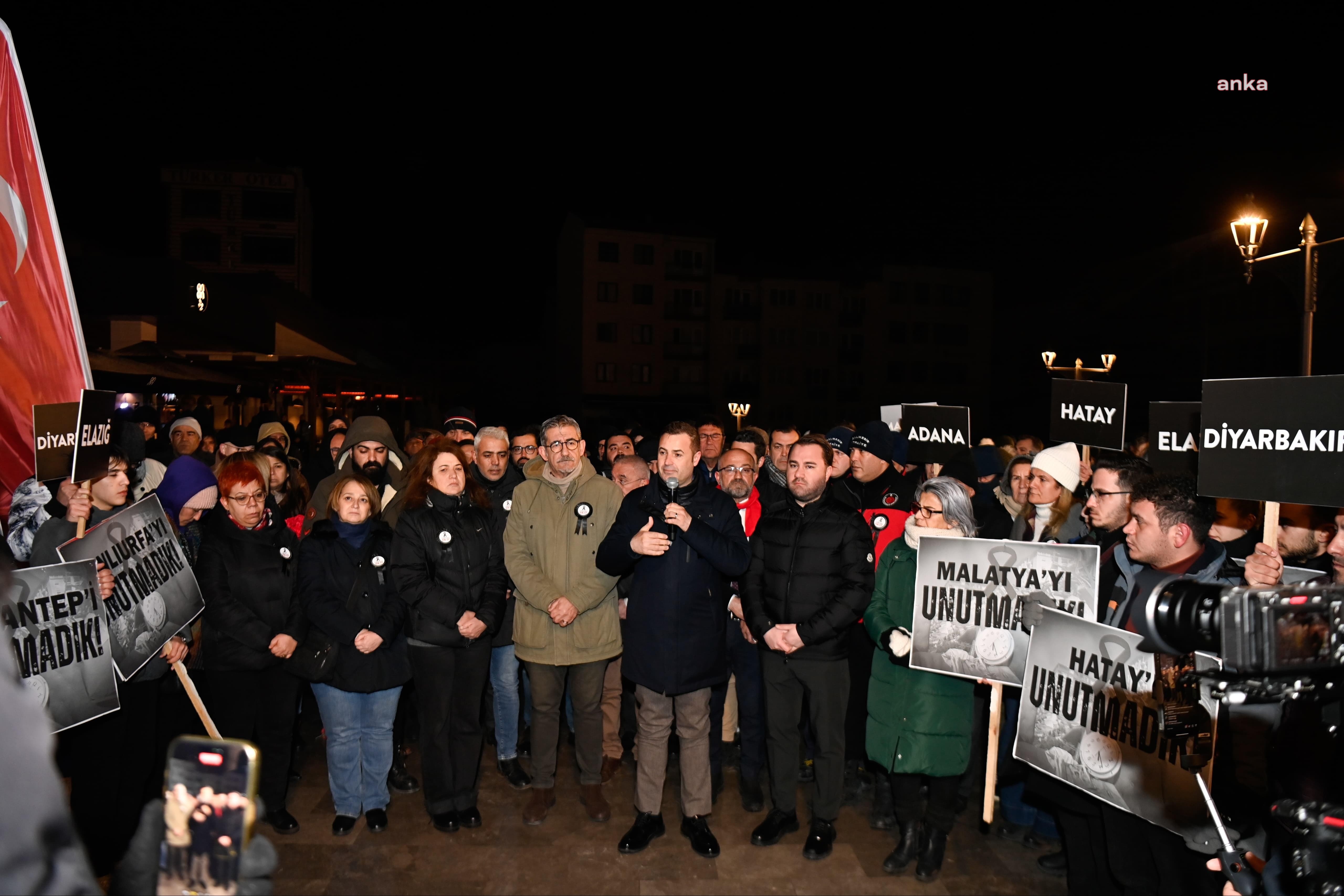 Balıkesir’de 6 Şubat Depremleri'nde hayatlarını kaybeden vatandaşlar anıldı