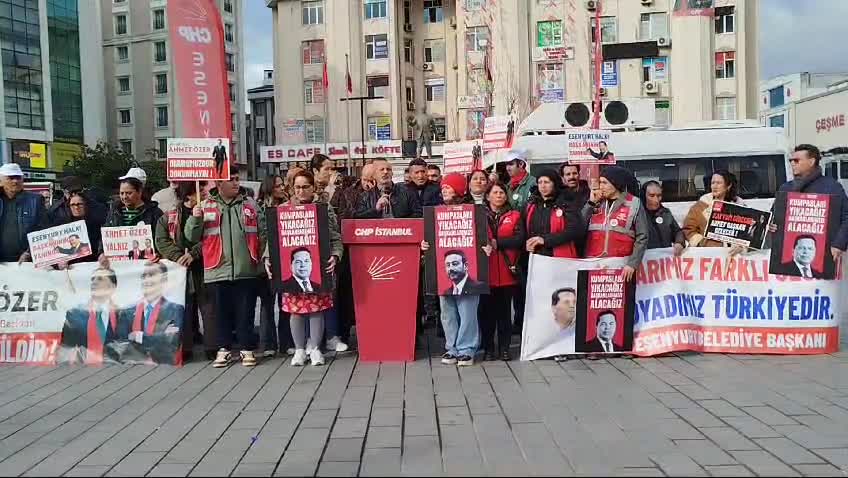 Esenyurt Demokrasi Nöbeti 88'inci gününde... CHP'li Ergin: "Zalimin zulmü sonu yaklaştığı için artıyor"