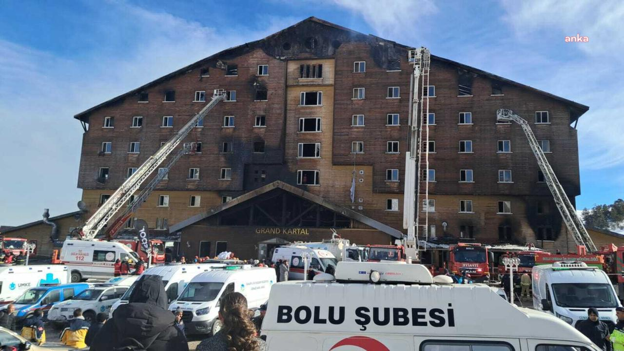 Kartalkaya'daki otel yangını faciası... Adalet Bakanlığı, vefat edenlerin sayısının 78 olduğunu, tümünün kimliklerinin tespit edildiğini açıkladı 