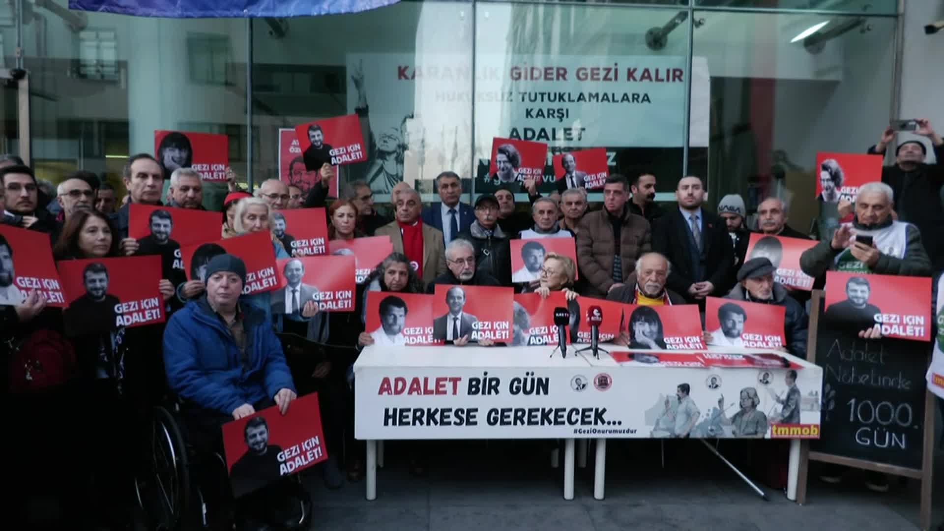 Gezi nöbeti 1000. gününde... Tayfun Kahraman: Güzel ve özgür günler için umudumuz hiç tükenmeyecek