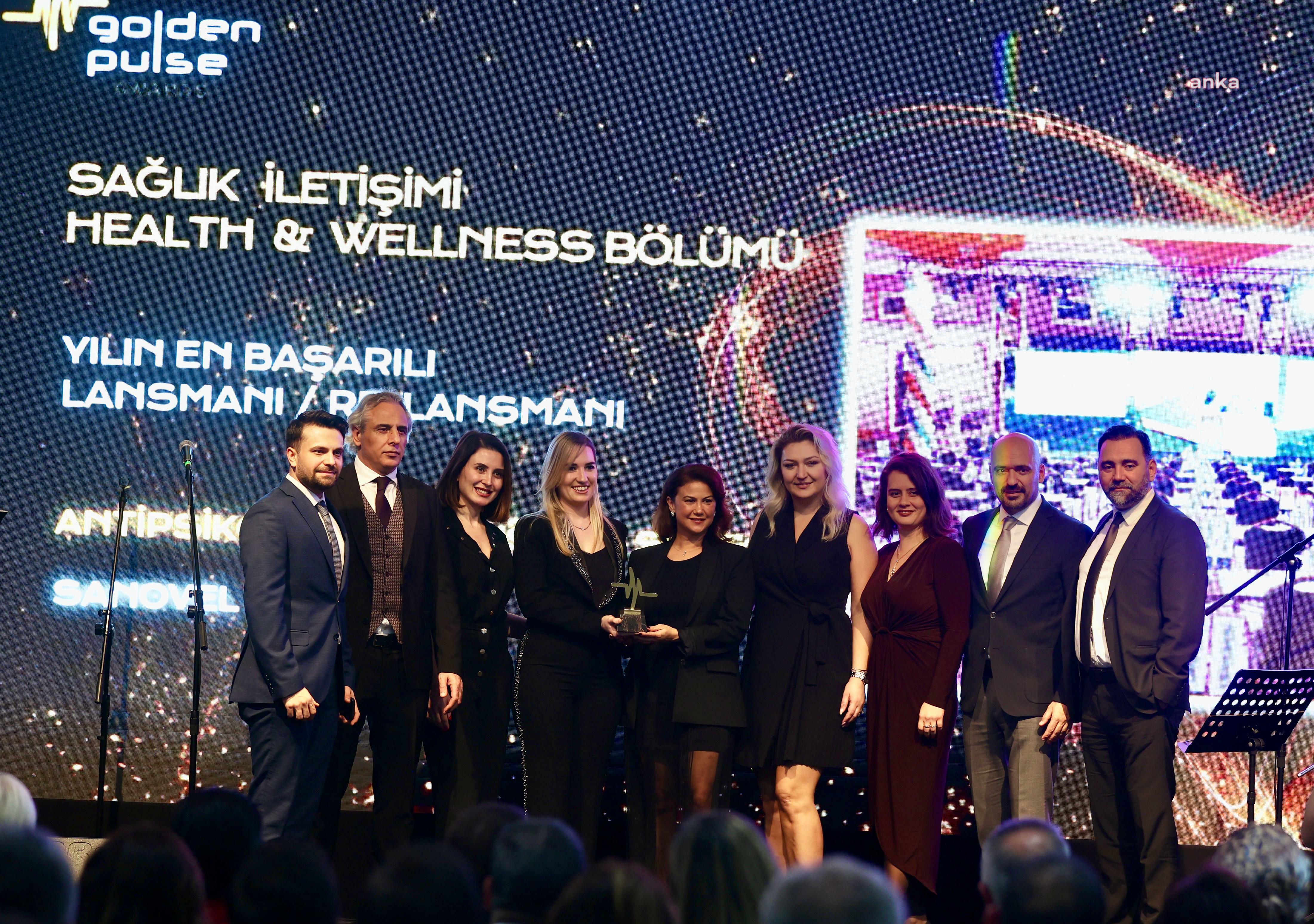 Sanovel, Golden Pulse Awards’ta “Yılın En Başarılı Lansmanı” ödülüne layık görüldü