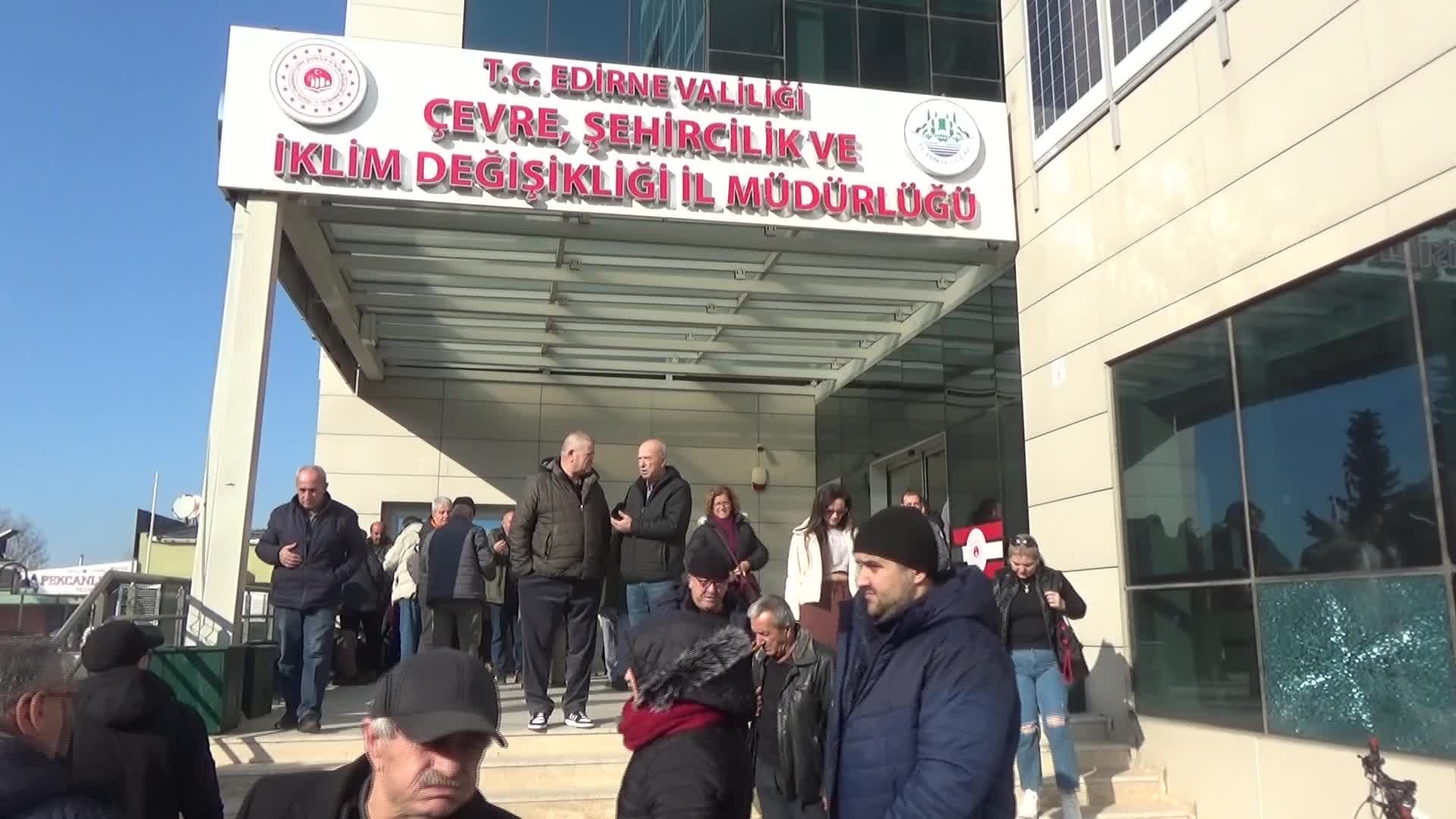 Edirne Geçkinli köy halkı, kömür ocağı kapasite artışı kararına itiraz etti