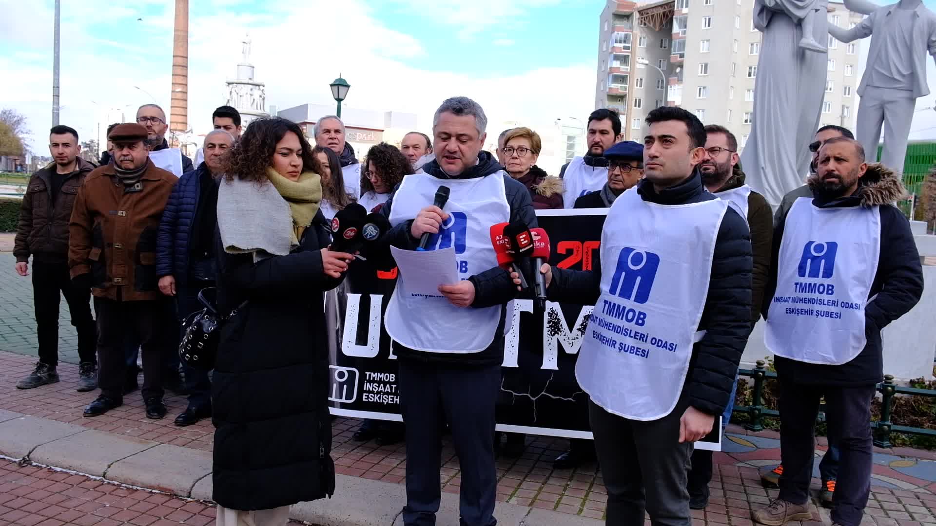 İnşaat Mühendisleri Odası Eskişehir Şubesi: “Ülke genelinde 7 milyon civarında konutun olası bir depremde yıkılması söz konusu”