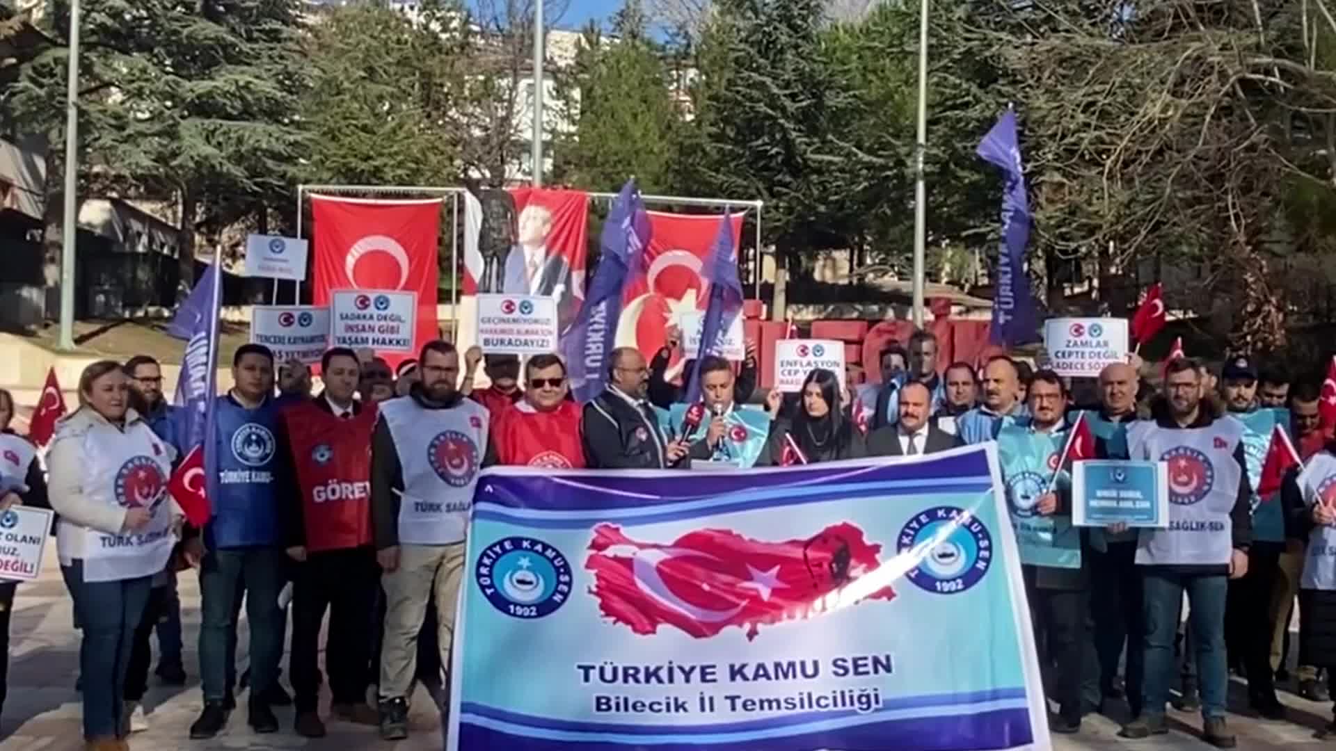 Türkiye Kamu-Sen Üyeleri iktidara 'zam' tepkisi: “Alırken bol kepçe kullananlar, verirken kaşığı bile çok gördü”