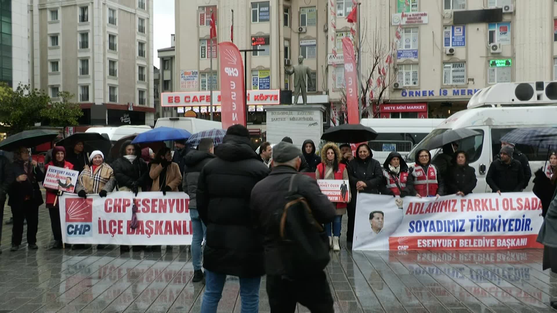 Esenyurt'taki Demokrasi Nöbeti 78. gününde... Yıldırım: Tutuklattığınız Ahmet Özer'in iddianamesini niye hazırlayamıyorsunuz? 