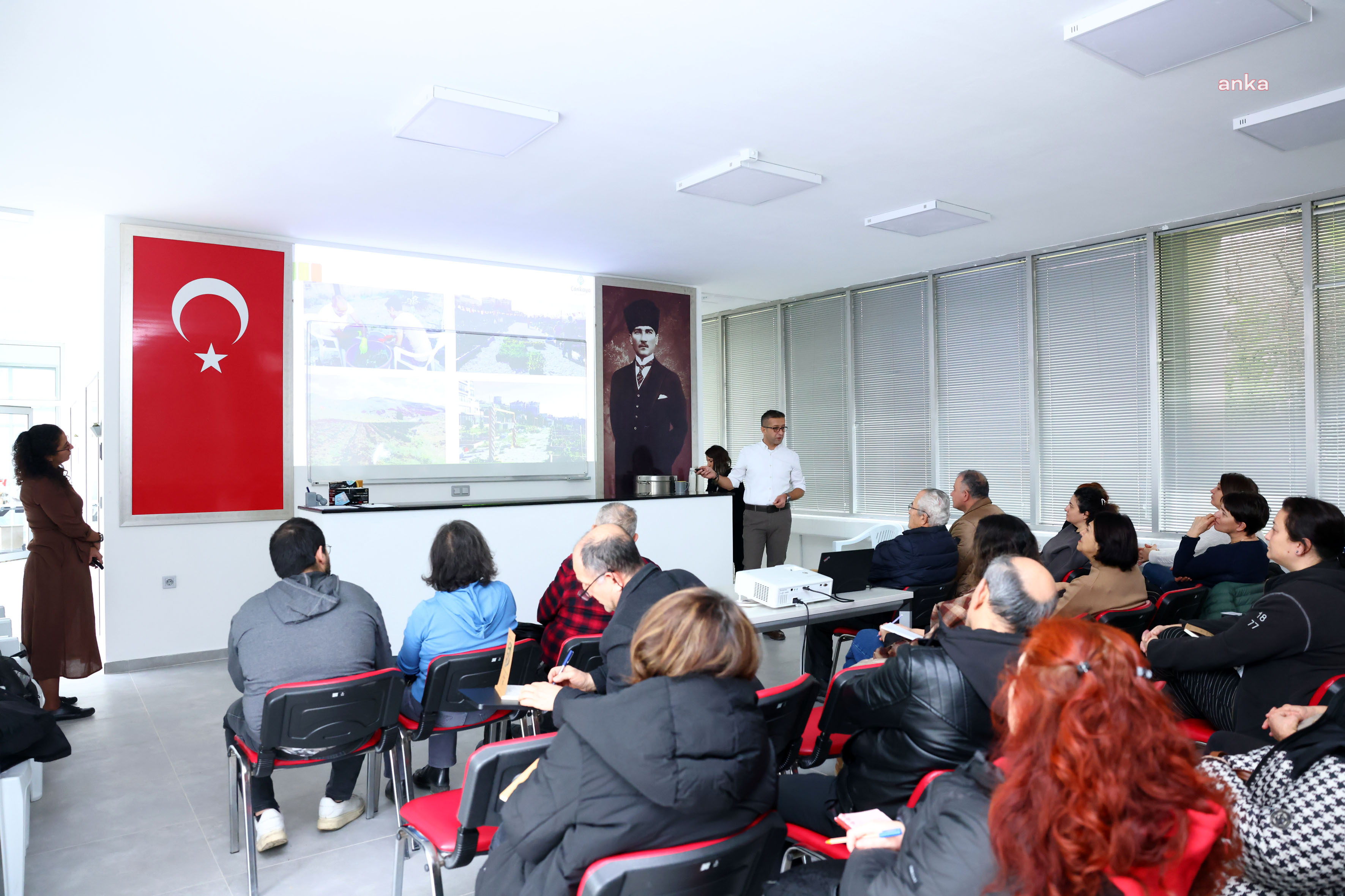 Çankaya Belediyesi’nin kent bostanlarında, eğitim başladı