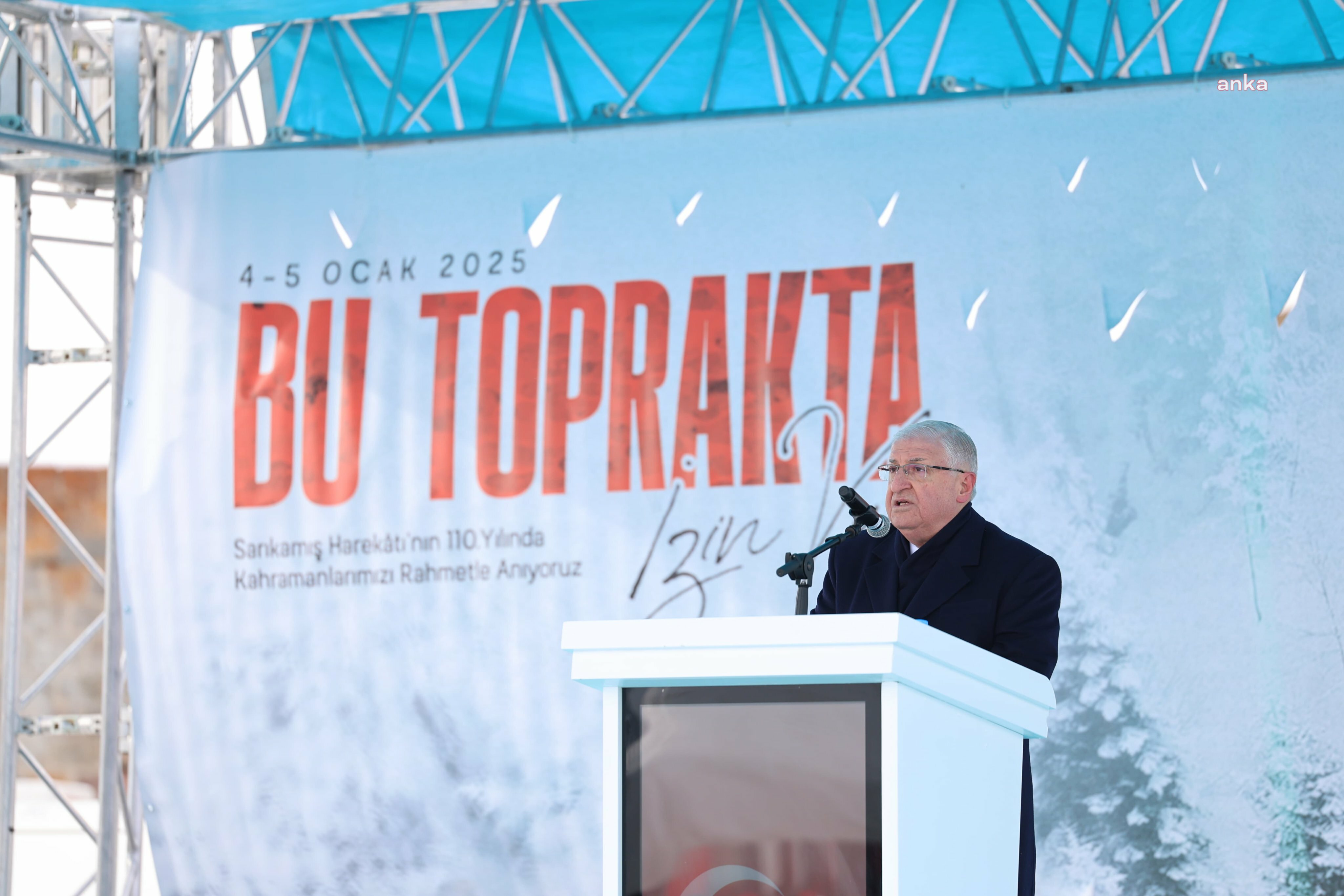 Sarıkamış şehitleri, harekatın 110'uncu yıl dönümünde anıldı... Bakan Güler: "Sarıkamış, asil Türk milletinin neleri göze alabileceğinin en açık göstergesi olmuştur"