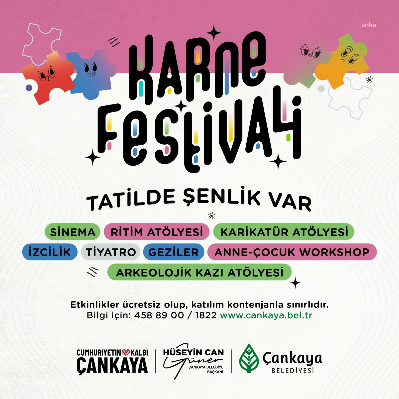 Çankaya Belediyesi'nden ara tatilde 15 gün süren festival