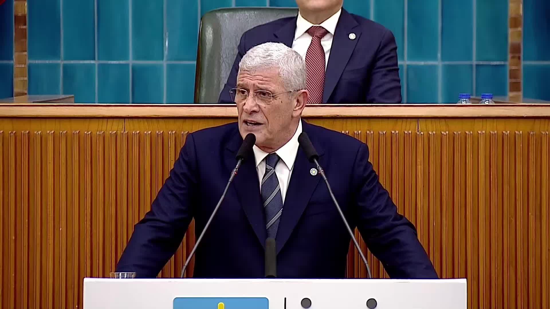 İYİ Parti grup toplantısı... Müsavat Dervişoğlu: "Herkes ordudan ihraç edilmiş bu çocukların yerine kendi evlatlarını koysun. Bundan siyaseten istifade edelim mantığıyla bir siyasi argümana dönüştürmeye hiç kimse kalkışmasın"