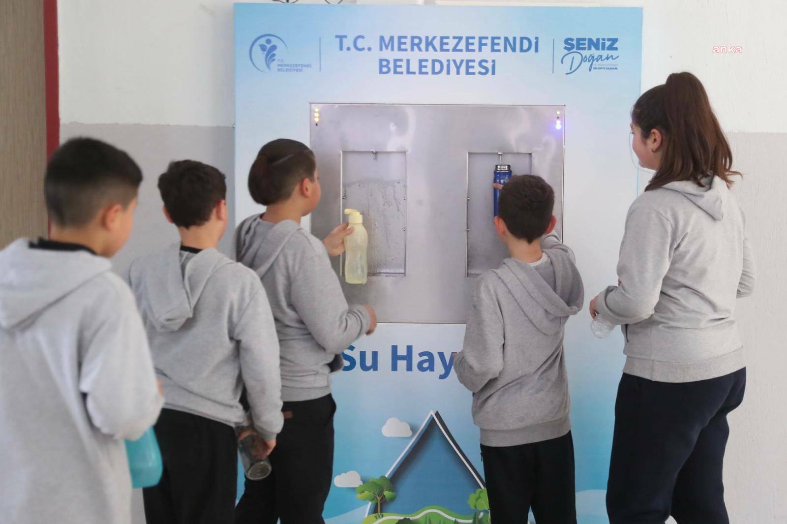 Merkezefendi Belediyesi, 10 okula içme suyu ünitesi yerleştirdi