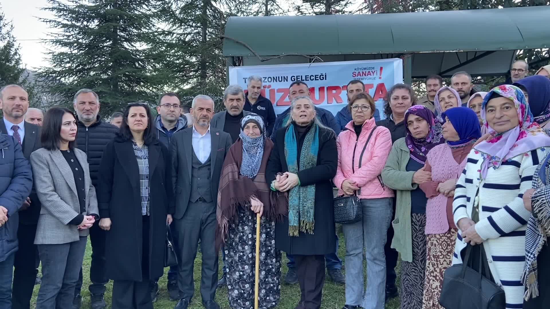 Trabzon'da, sanayi sitesinin tarım alanlarının bulunduğu Düzyurt'a taşınması kararına vatandaşlar tepkili: "Biz mağduruz, nereye gideceğiz"