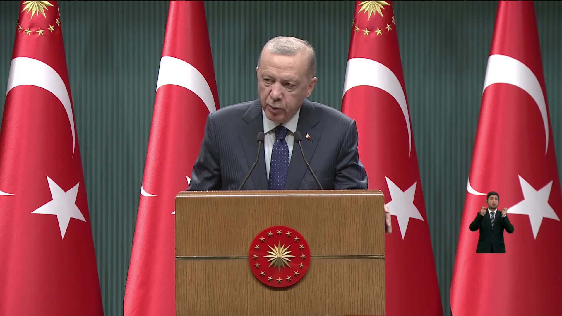 Cumhurbaşkanı Erdoğan: "Suriye'nin toprak bütünlüğünün ve üniter yapısının her şart altında korunması, Türkiye'nin değişmez çizgisidir"