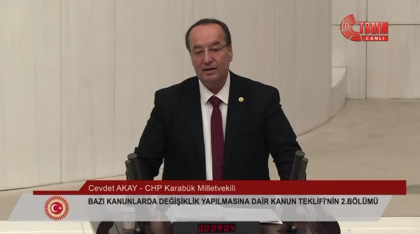 TBMM Genel Kurulu... CHP’li Akay: "TMSF, belediye iştiraklerine bunların mal varlıklarına ve mal değerlerine kayyum atayabilecek"