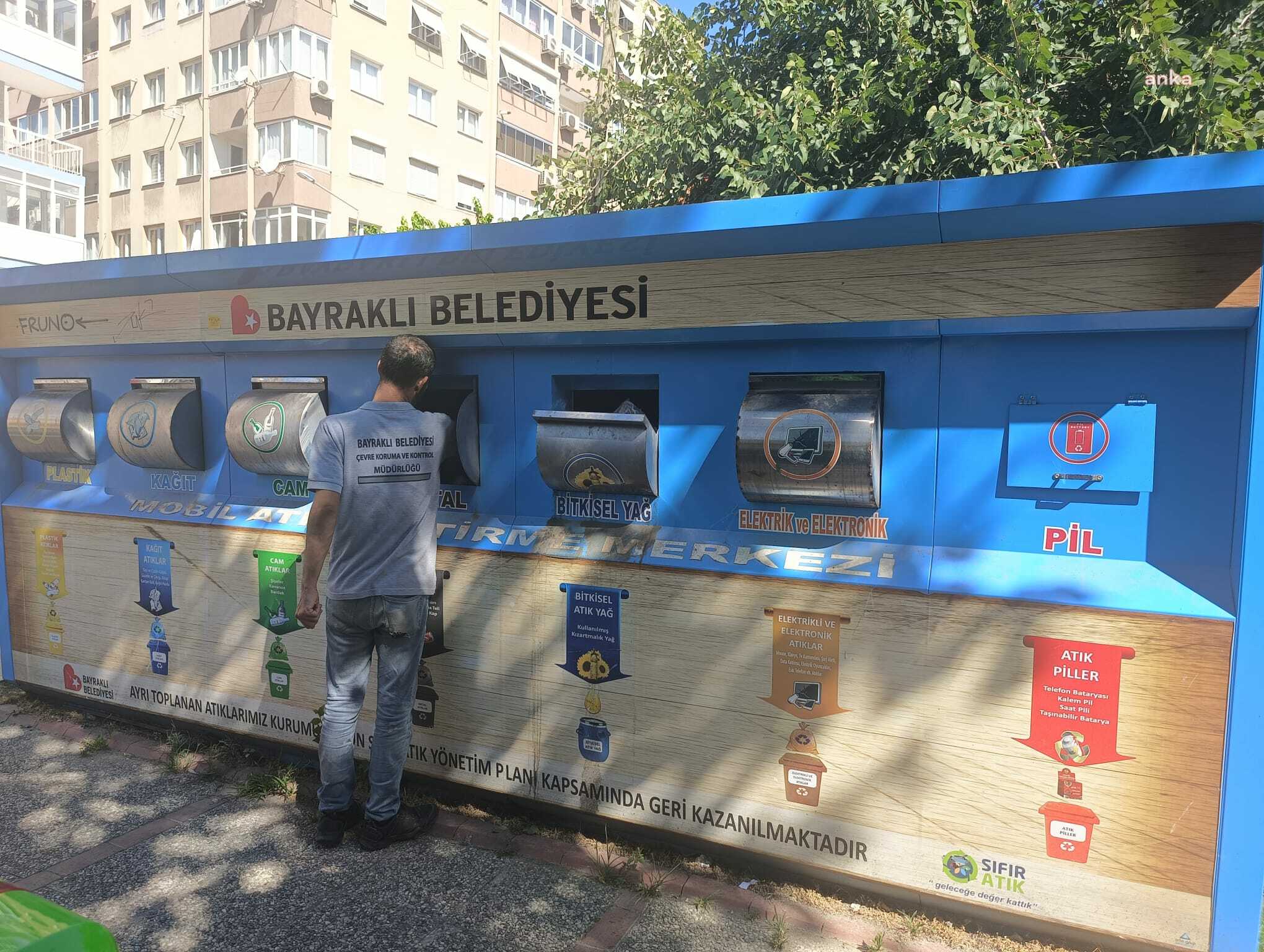 Bayraklı’da 2024'te 650 ton atık ayrıştırıldı