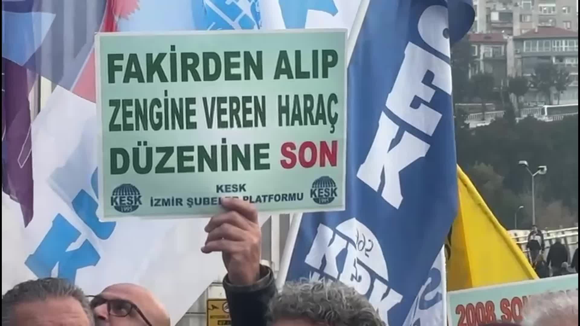 KESK İzmir Şubeler Platformu'ndan TÜİK'in açıkladığı enflasyon oranlarına tepki