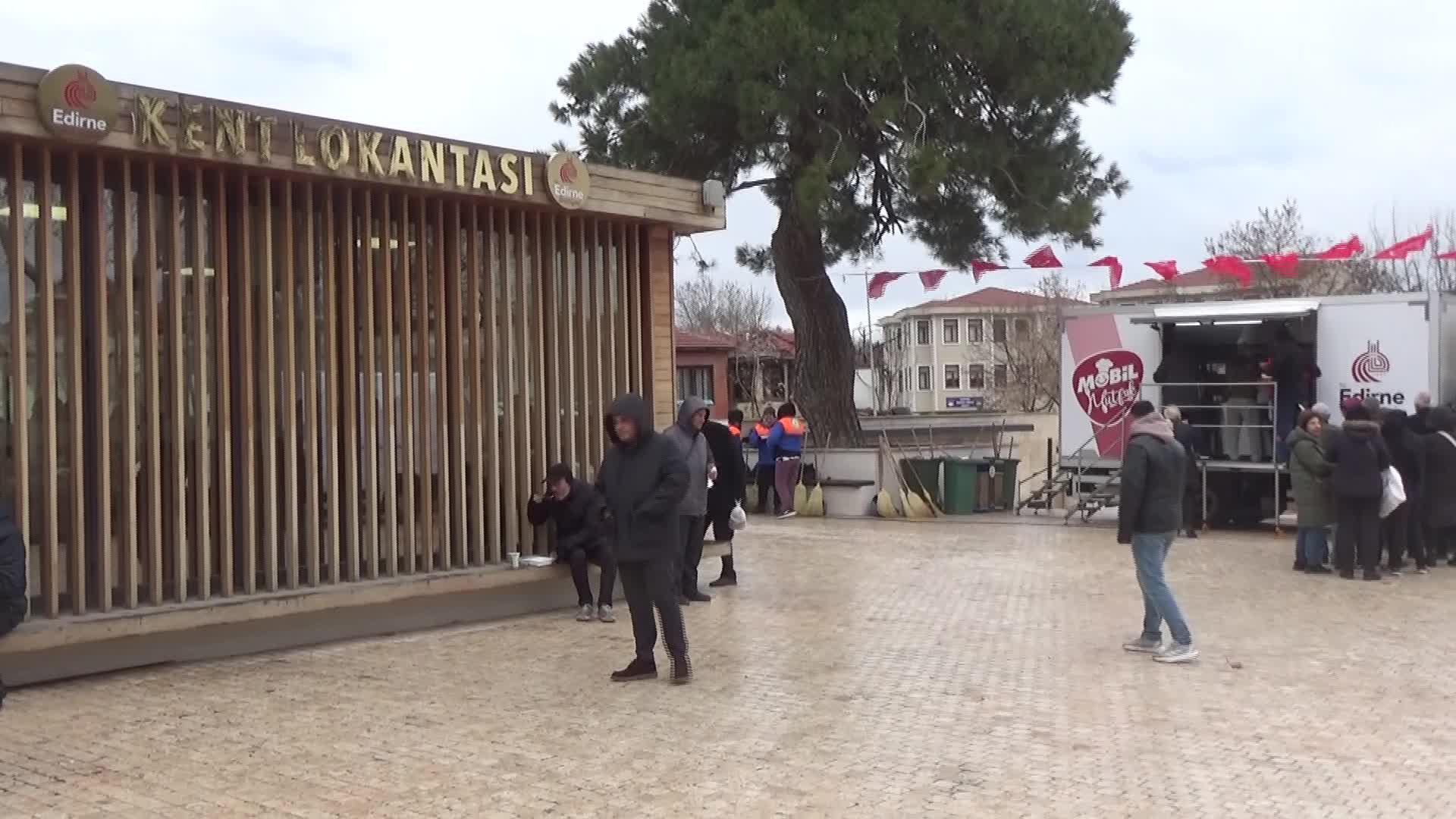 Edirne Belediyesi'nin Kent Lokantası açıldı