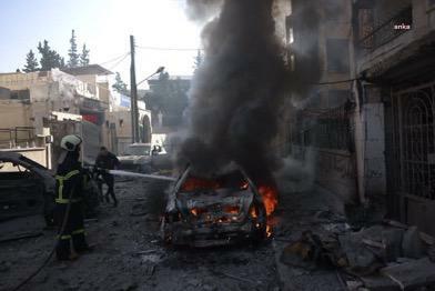 Rusya ve Suriye, İdlib’e hava saldırılarını yoğunlaştırırken; Halep’te Rus uçaklarının saldırısında dokuz kişi öldü