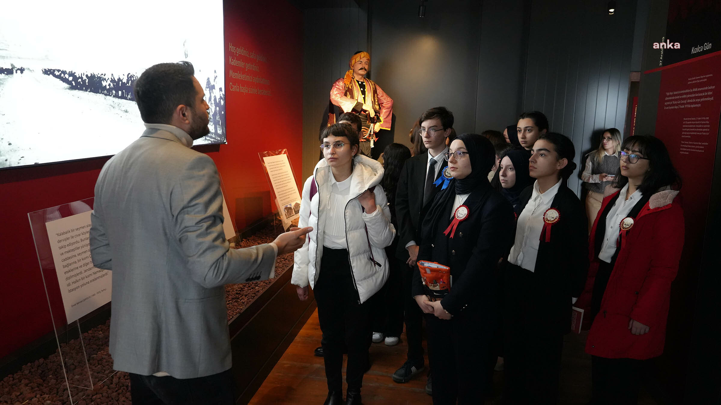 Keçiören Belediyesi Atatürk Ankara Milli Mücadele Müzesi, lise öğrencilerini ağırladı