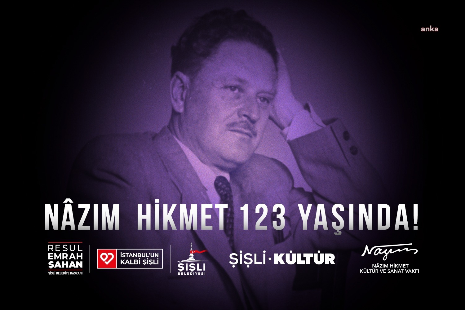 Nâzım Hikmet, doğumunun 123’üncü yılında çeşitli etkinliklerle anılacak