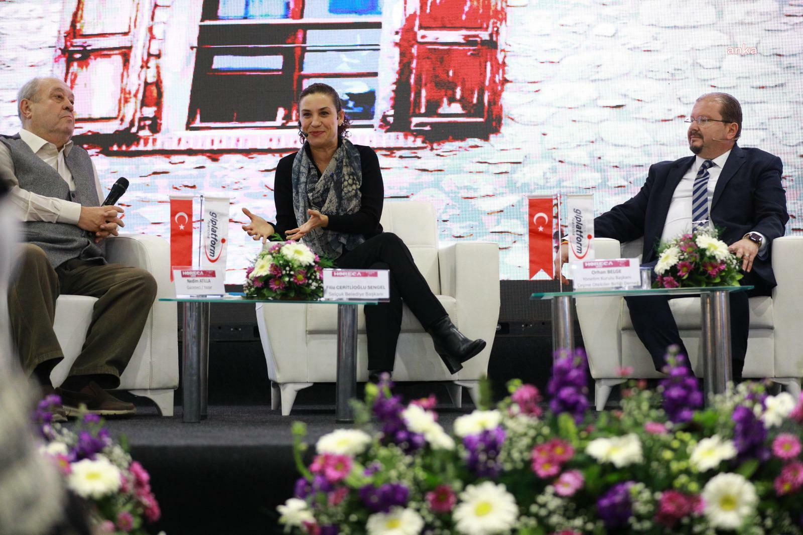 Efes Selçuk Belediye Başkanı Ceritoğlu Sengel, turizm fuarında Meryem Ana Evi Otoparkı sürecini anlattı