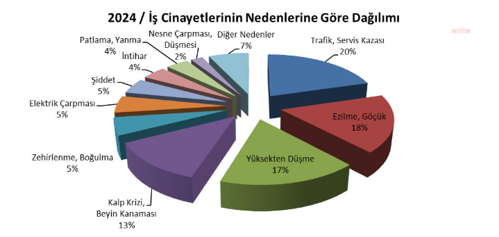 İSİG Meclisi: "2024'te her gün en az 5 işci, iş cinayetlerinde hayatını kaybetti"