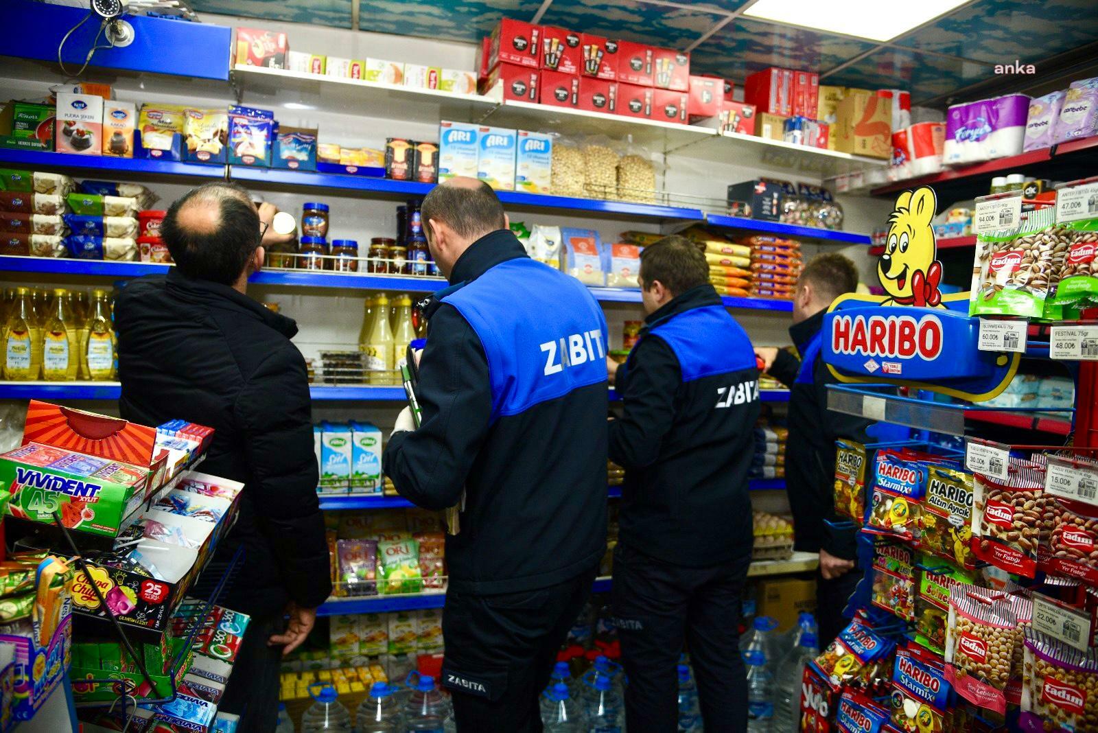 Giresun'da Zabıta ekipleri, okul kantinlerinin yanı sıra okul çevrelerinde bulunan bakkallarda da denetim yaptı