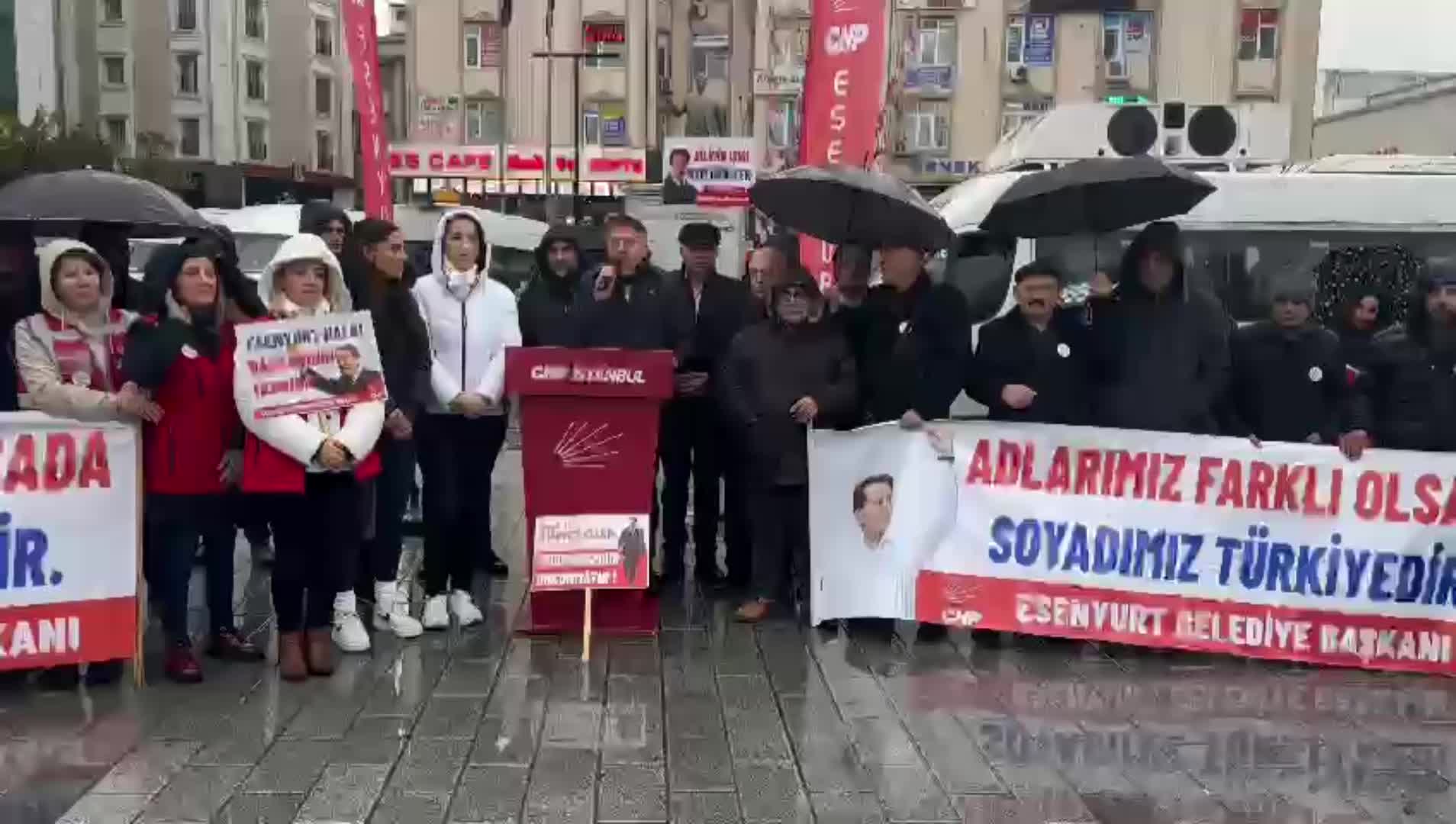 Esenyurt Demokrasi Nöbeti...Rıdvan Budak: Kötülüklerle hep beraber mücadele edeceğiz