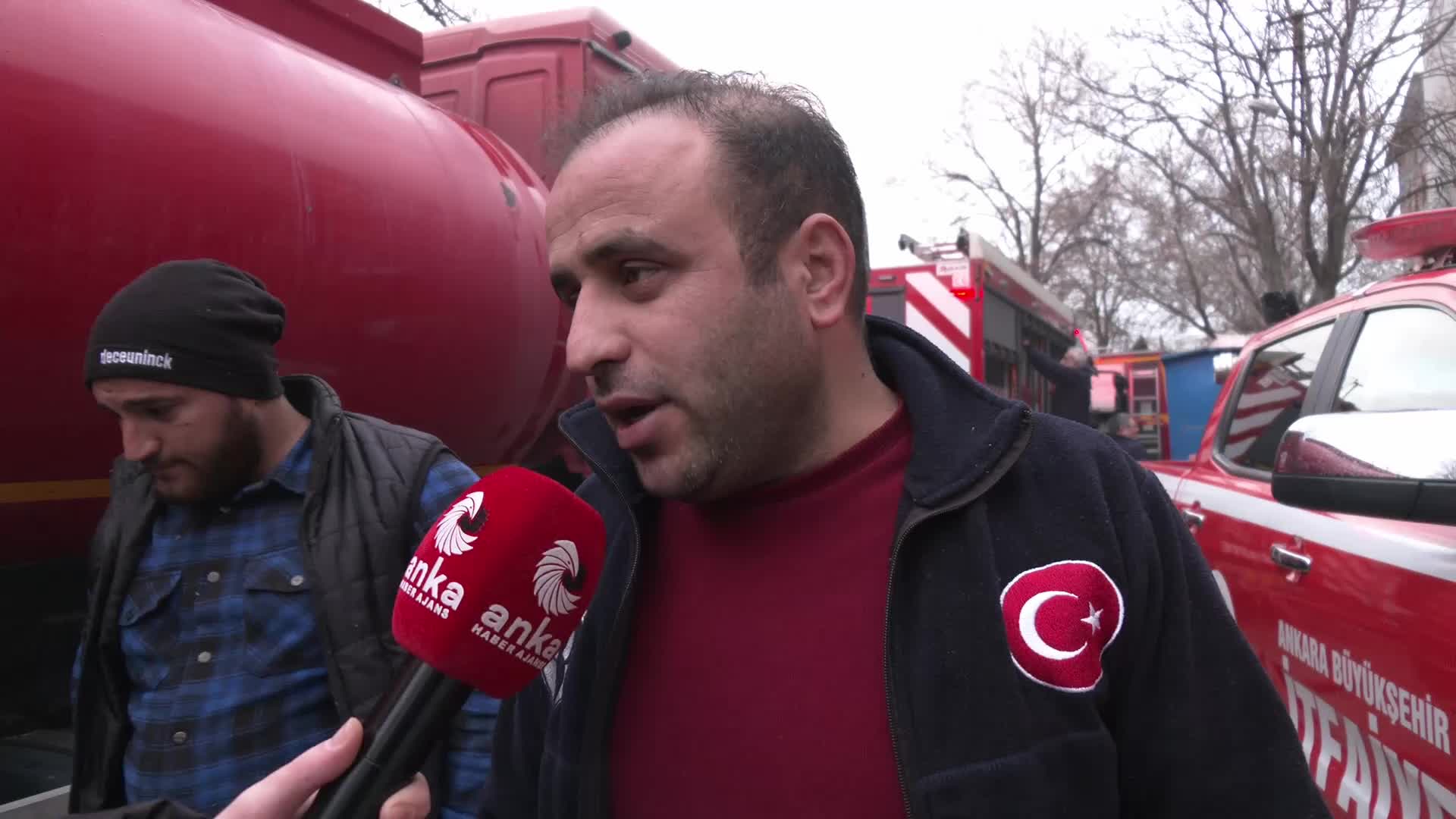 Altındağ'da atık deposundaki yangın Ankara'yı dumana bürüdü