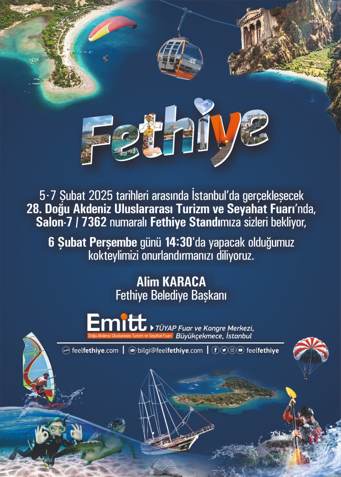 Fethiye, EMITT'te tanıtılacak