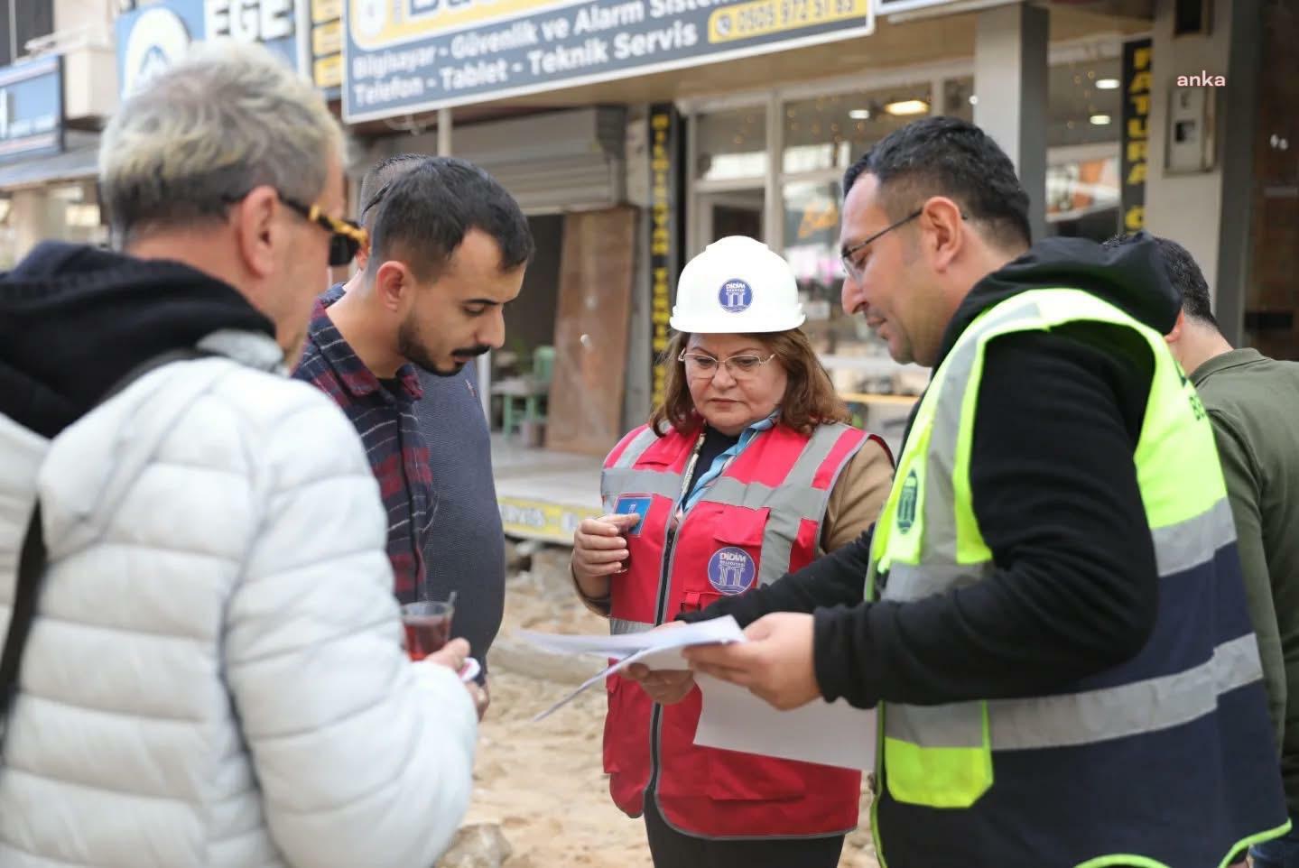 Didim Belediye Başkanı Gençay, ilçede devam eden çalışmaları yerinde inceledi