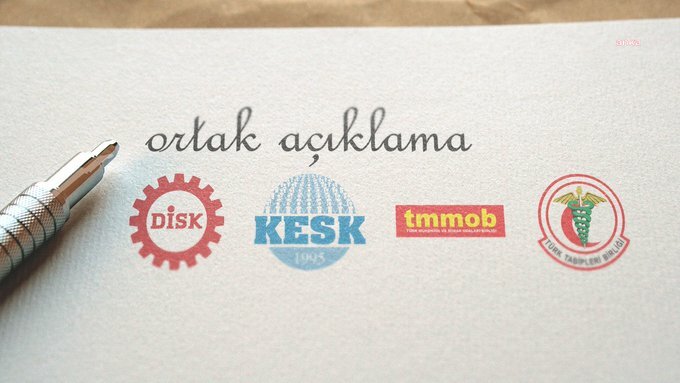  DİSK, KESK, TMMOB ve TTB'den gazetecilerin gözaltına alınmasına tepki: "Hedef alınan adalet, demokrasi ve halk iradesidir"