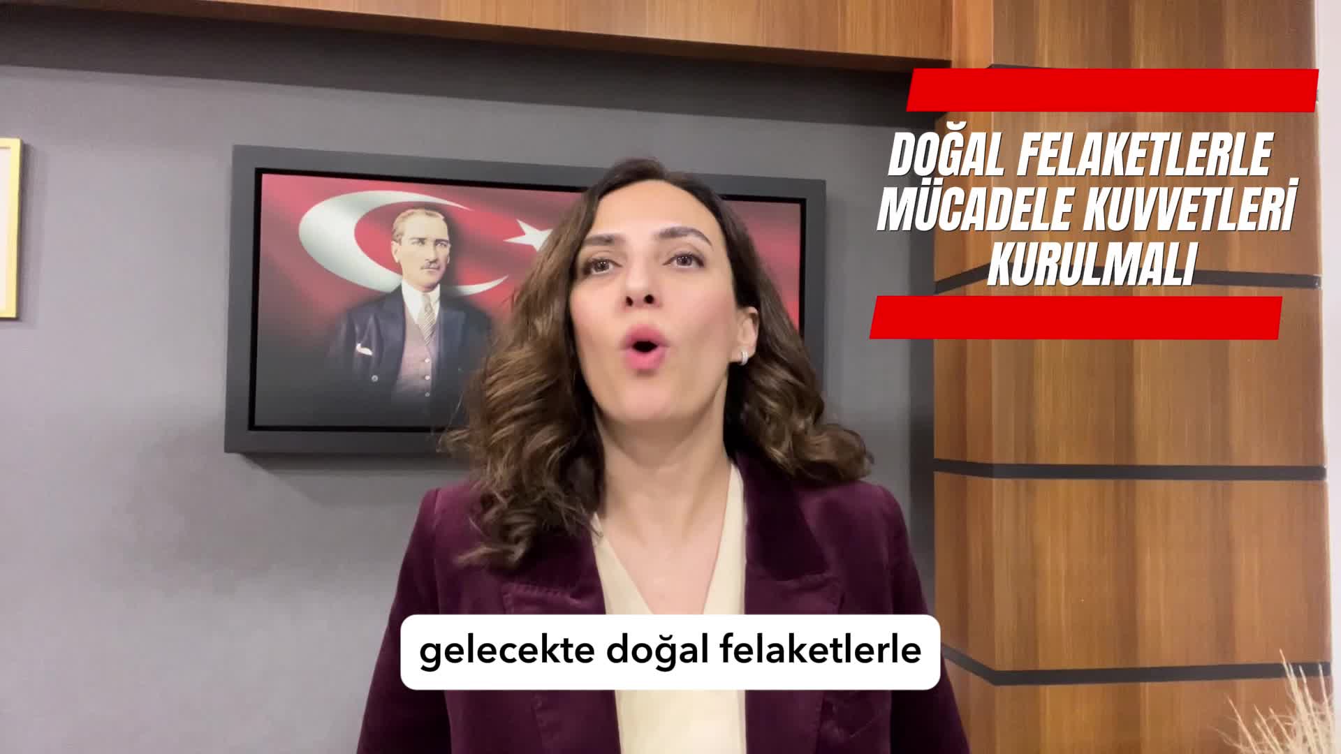 DEVA Partisi Genel Başkan Yardımcısı Rızvanoğlu: "Doğal felaketlerle mücadele kuvvetleri kurulmalı"