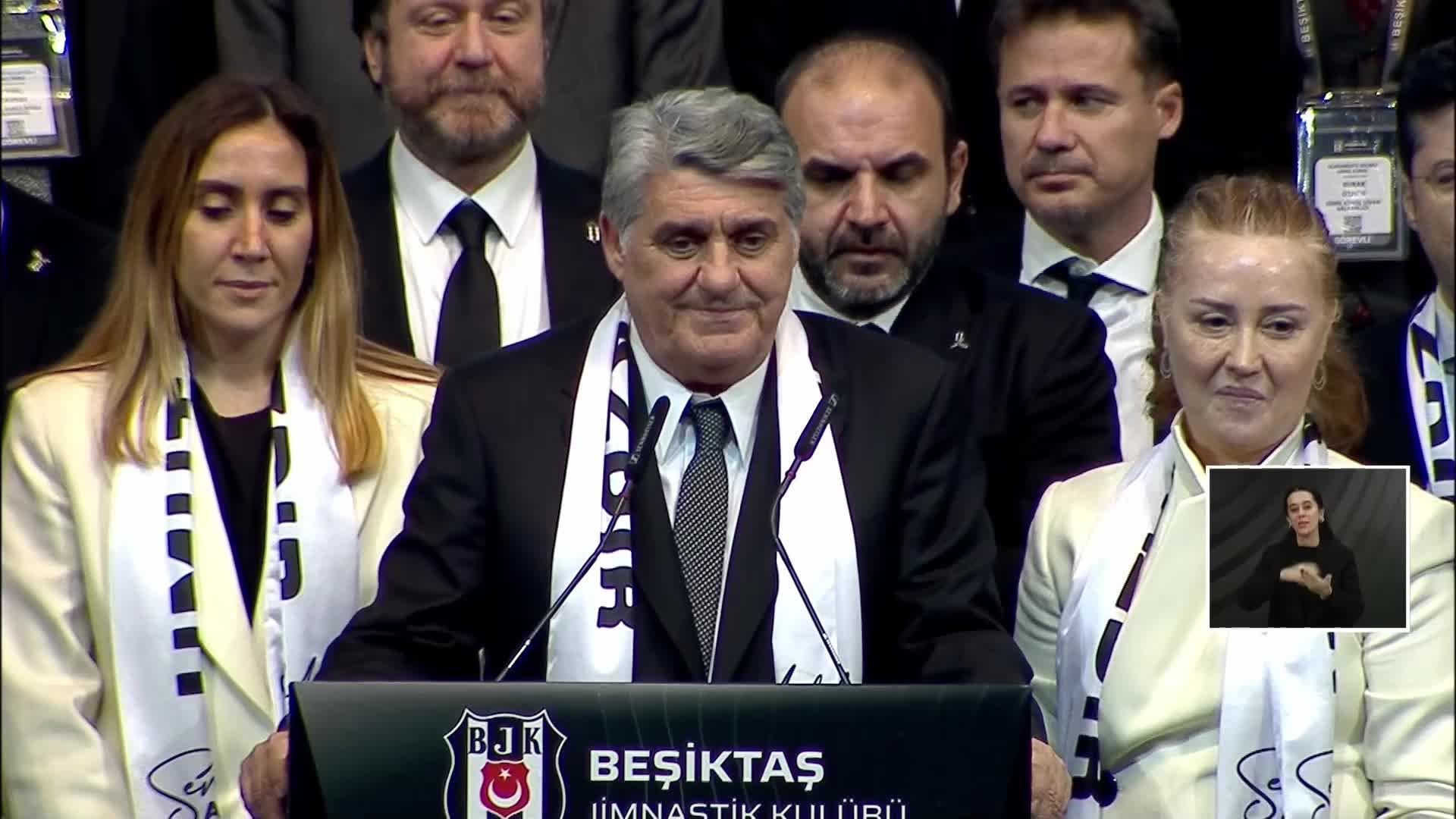 Beşiktaş'ın yeni başkanı Serdal Adalı: "Beşiktaş'ı güzel günlere hep birlikte taşıyacağız"